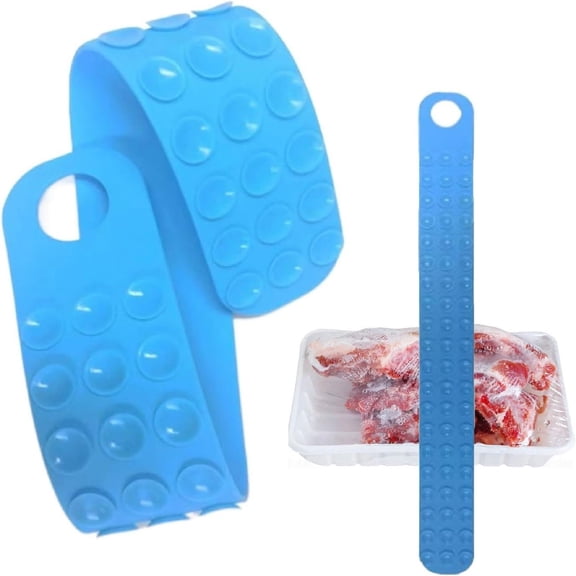 Miayilima Storage Rack Thaw Belt | Defrost Belt with | Rapid Thaw Defrosting Belt Natural Thawing Belt for Fruit and Vegetables Blue