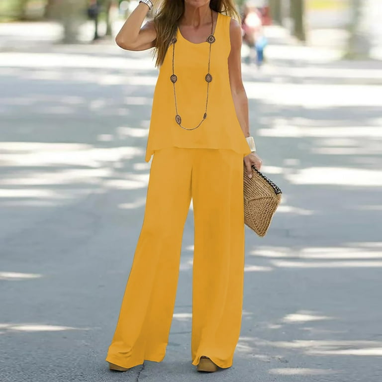 Mustard 2 piece outfit top