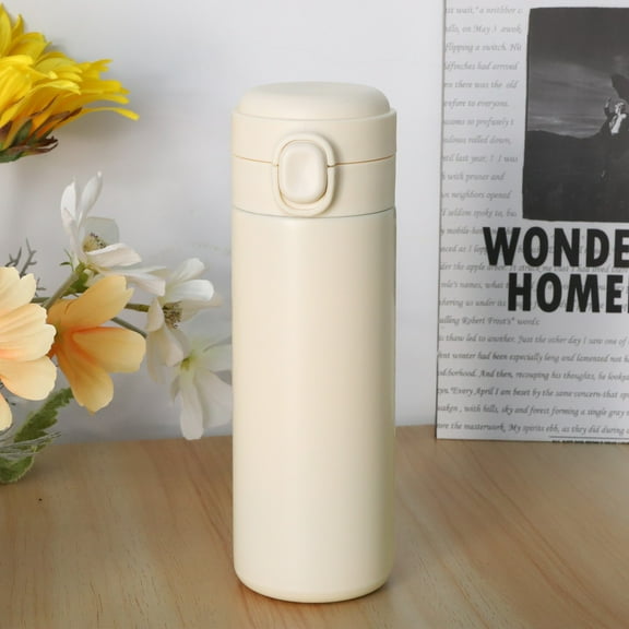 Miayilima GlassBottle Insulated Tumbler,15 Oz Insulated Water Bottle Leak Proof Metal Sports Water Bottle To Keep Drinks Hot Or Cold for Outdoor Sports Camping