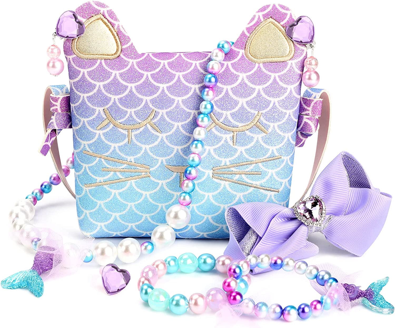 Buy Play Toddler Girls Purse, Toddler Girl Toys Age 3-5 4-5 6-8 Kids Toys  Purse Set, Pretend Makeup Kit, Phone, Princess Pretend Play Girl Toys for 3  4 5 6 7 Year