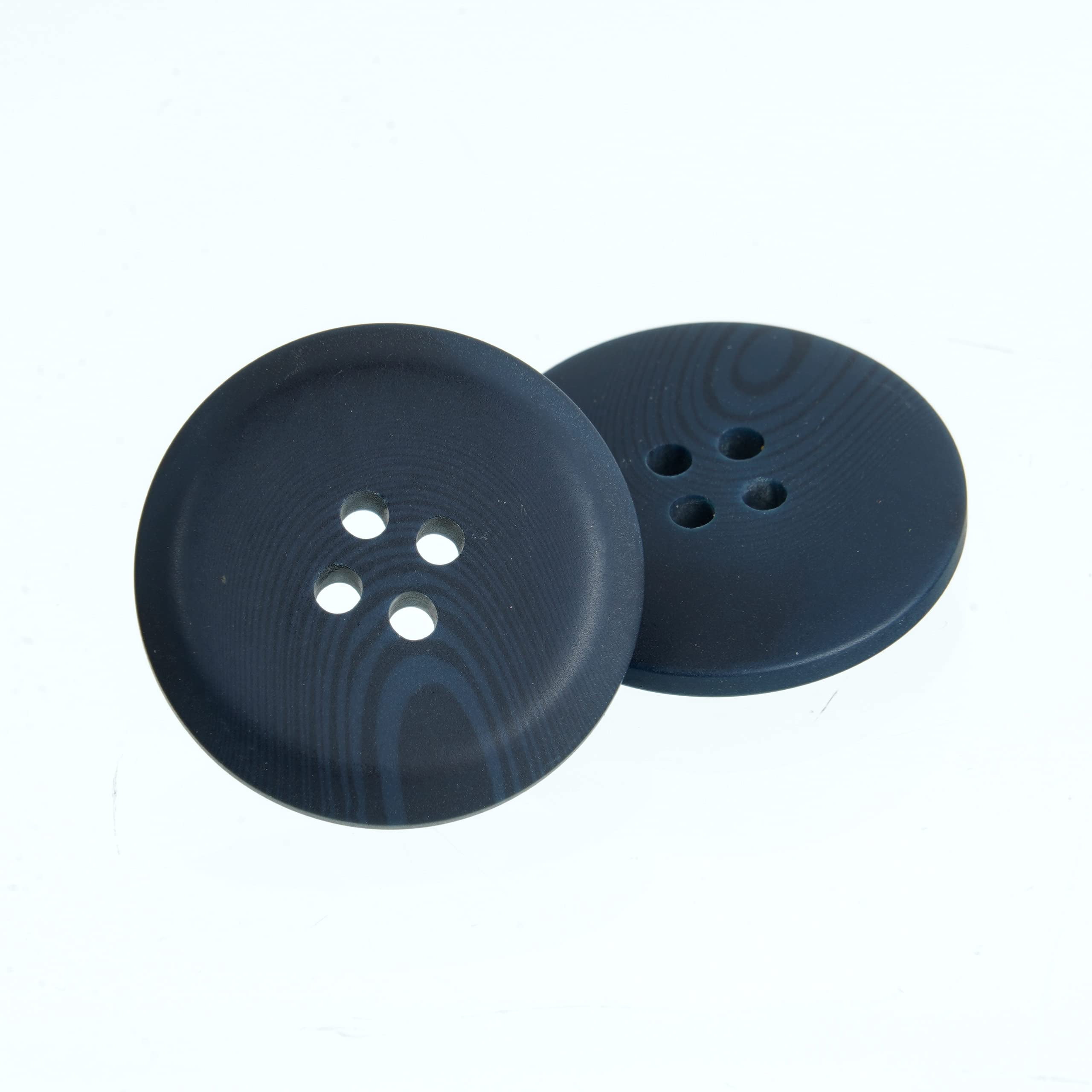 Mibo 10pcs Round Polyester Suiting Buttons with Beveled Edge - 40L ...
