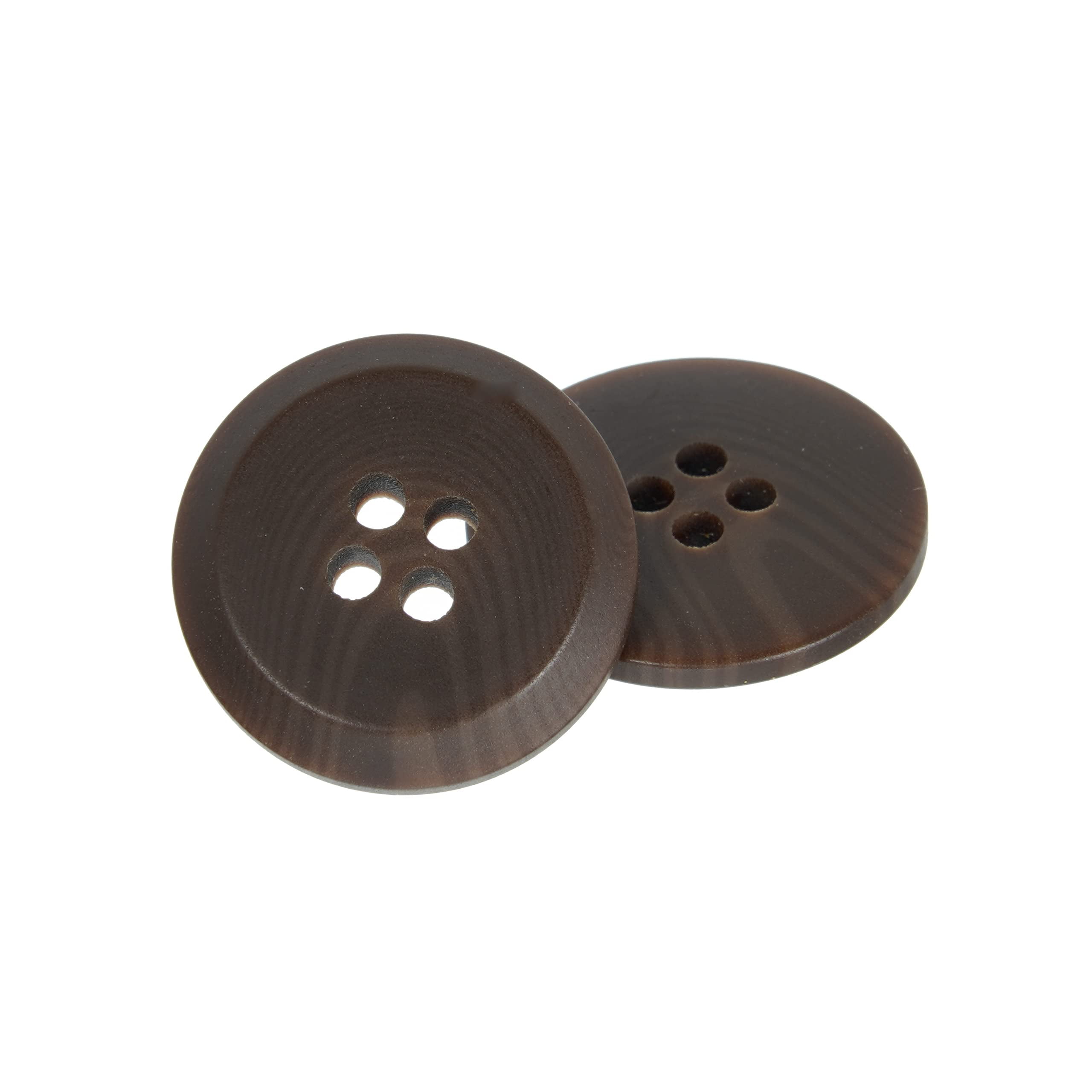 Mibo 12pcs Round Polyester Suiting Buttons with Beveled Edge - 32L ...