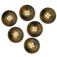 thumbnail image 1 of Mibo 6pcs Urea Imitation Horn Suiting & Coat Button - 4 Hole - Concaved Center with Thin Rim - 36L(22mm) - Brown, 1 of 2