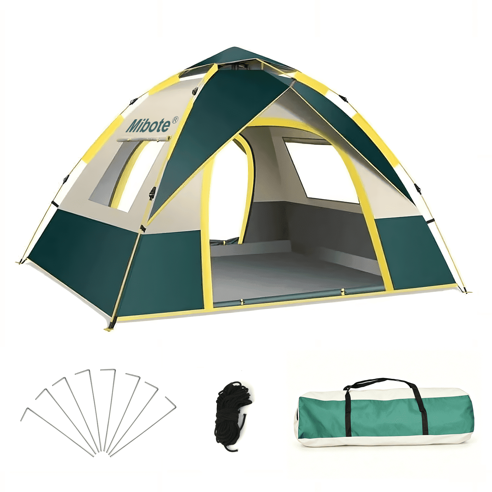 instant camping tent Coleman 10-Person Dark Room Cabin with Rainfly rc_EA4219 it comfortably fits a Size:7'6