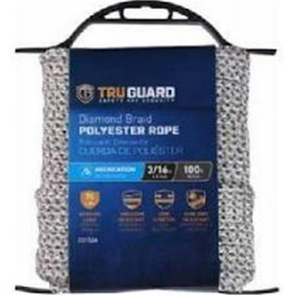 Mibro 231526 0.18 in. x 100 ft. Tru Gaurd Poly Rope