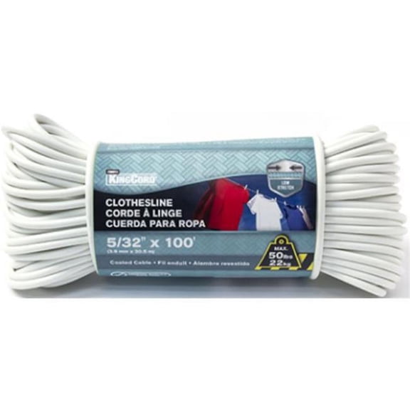 Mibro 341951BG 0.15 in. x 100 ft. PVC-Coated Clothsline Wire, White