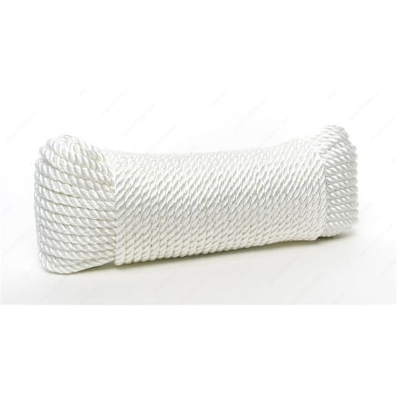 Mibro 342241BG 50 ft. Rope Nylon Twisted Rope, White