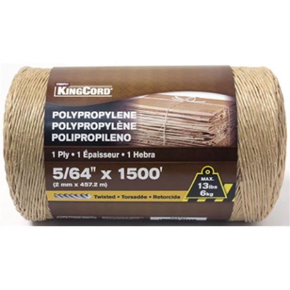 Mibro 344451BG 0.07 in. x 1500 ft. 1-Ply Polypropylene Twisted Split Twine Rope