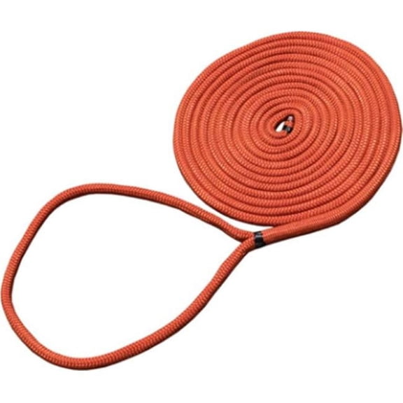 Mibro 406311BG 0.37 in. x 50 ft. Orange Reflective Polypropylene Diamond Braid Rope