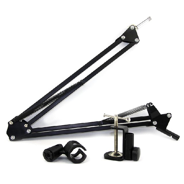 Mic Arm Stand Microphone Suspension Boom Scissor Holder For Studio