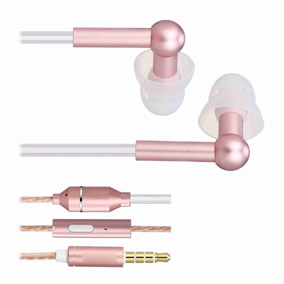 Mic Binaural  Headphones 3.5mm Wired Antiradiation Air Tube Phone Headset With Microphone