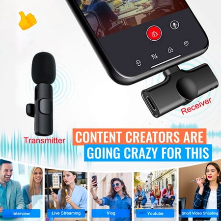 Mic Lav - Professional Wireless Lavalier Lapel Microphone
