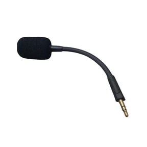 Mic Replacement for Game Headset 3.5mm Detachable Gaming Boom Microphone with Foam