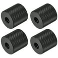 thumbnail image 1 of Mic Stand Adapter 1/4-20 Female to 1/4-20 Female Screw Thread Adapter for Microphone Tripod Stand Black 4 Pcs, 1 of 6