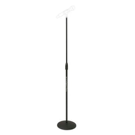 Mic Stand with Round Base- Black