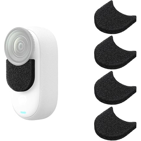 Mic Wind Muff For Insta360 GO 3 & GO3S Camera Windproof Cotton Audio Kit Wind Noise Reduction Cover Windscreen Wind Cover Sponge Accessories