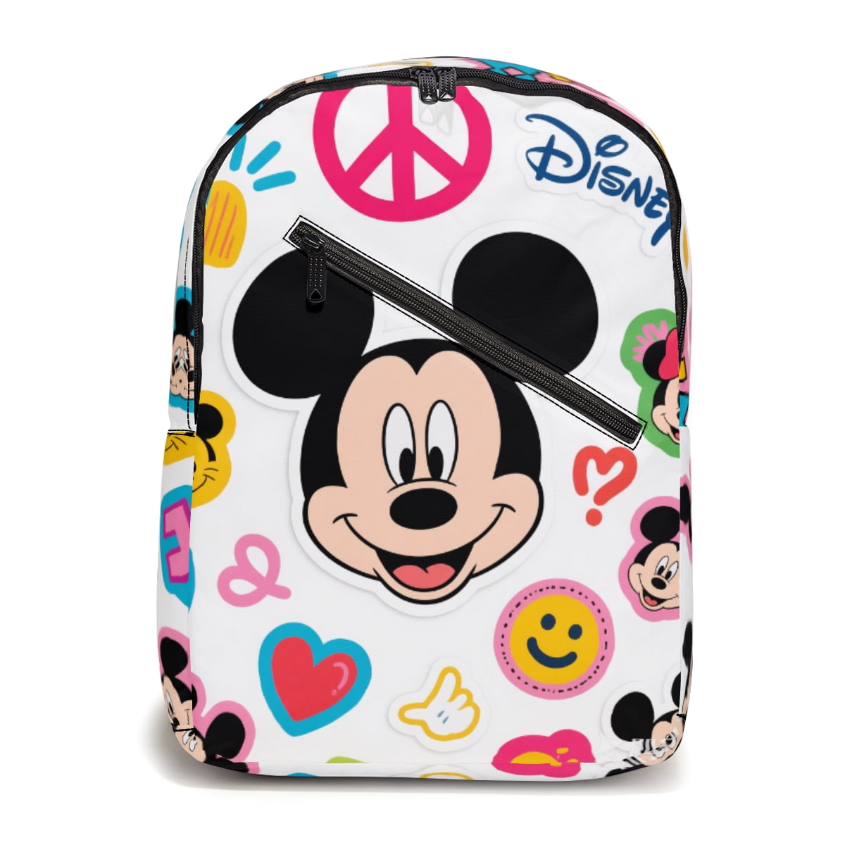 Mic×key Mouse Backpack Waterproof Unisex Travel Outdoor Gifts Simple ...