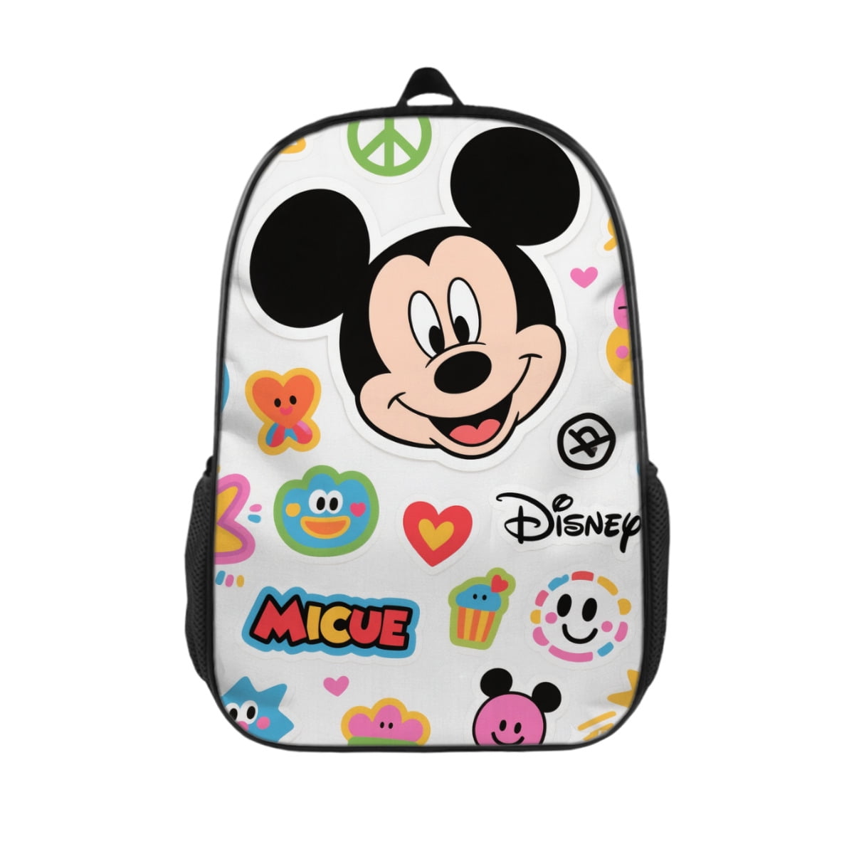 Mic×key Mouse Full Print Cartoon Casual Backpack Laptop Backpack ...