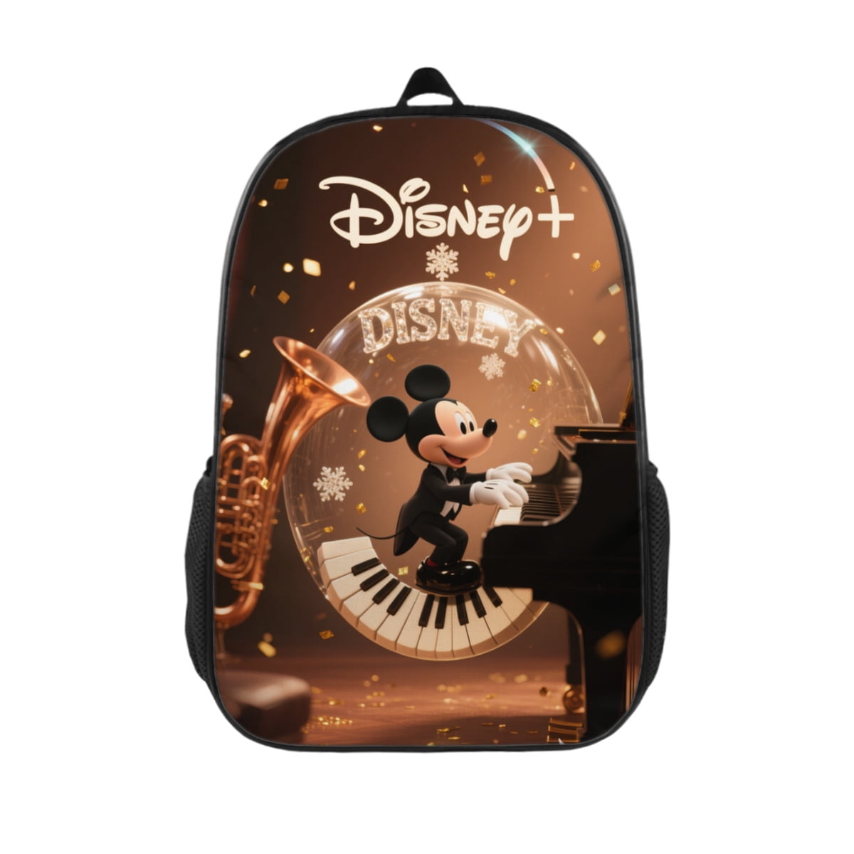 Mic×key Mouse Full Print Cartoon Casual Backpack Laptop Backpack ...