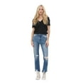 thumbnail image 1 of Mica Denim - High Rise Distressed Straight Jeans (28" Inseam) - MDP-T248, 1 of 9