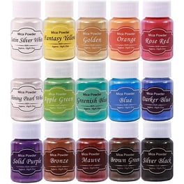 VITORY Pigment Powder, Epoxy Resin Colour (12 Colours 10g / 0.35oz each)  Huge Mica Set Metallic Effect for Epoxy Resin Colour Pigment Soap Making  Kit Bath Bombs Colorant Pack B : 