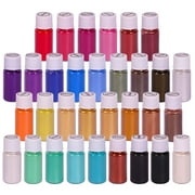 U.S. Art Supply Jewelescent Midnight Black Mica Pearl Powder Pigment, 3.5oz  (100g) Resealable Pouch - Non-Toxic Metallic Color Dye