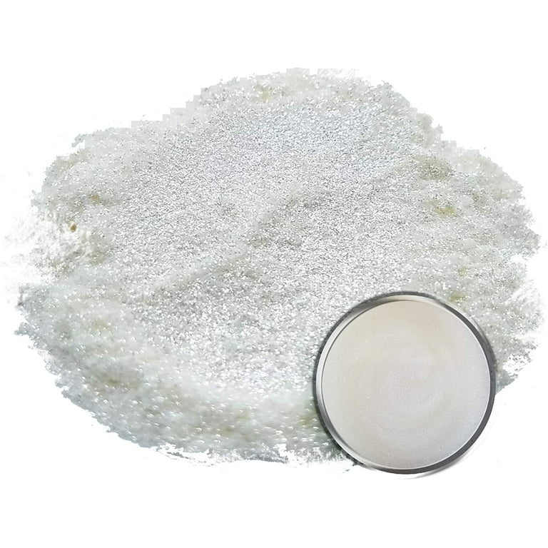 Mica Powder Pigment “AKI White” (25g) Multipurpose DIY Arts and Crafts  Additive  Natural Bath Bombs, Resin, Paint, Epoxy, Soap, Nail Polish, Lip  Balm (AKI White, 25G) 