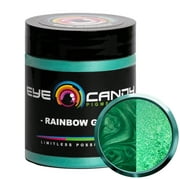 Mica Powder Pigment  Rainbow Green  25g Multipurpose DIY Arts and Crafts Additive | Woodworking, Natural Bath Bombs, Resin, Paint, Epoxy, Soap, Nail Polish, Lip Balm Rainbow Green, 25G