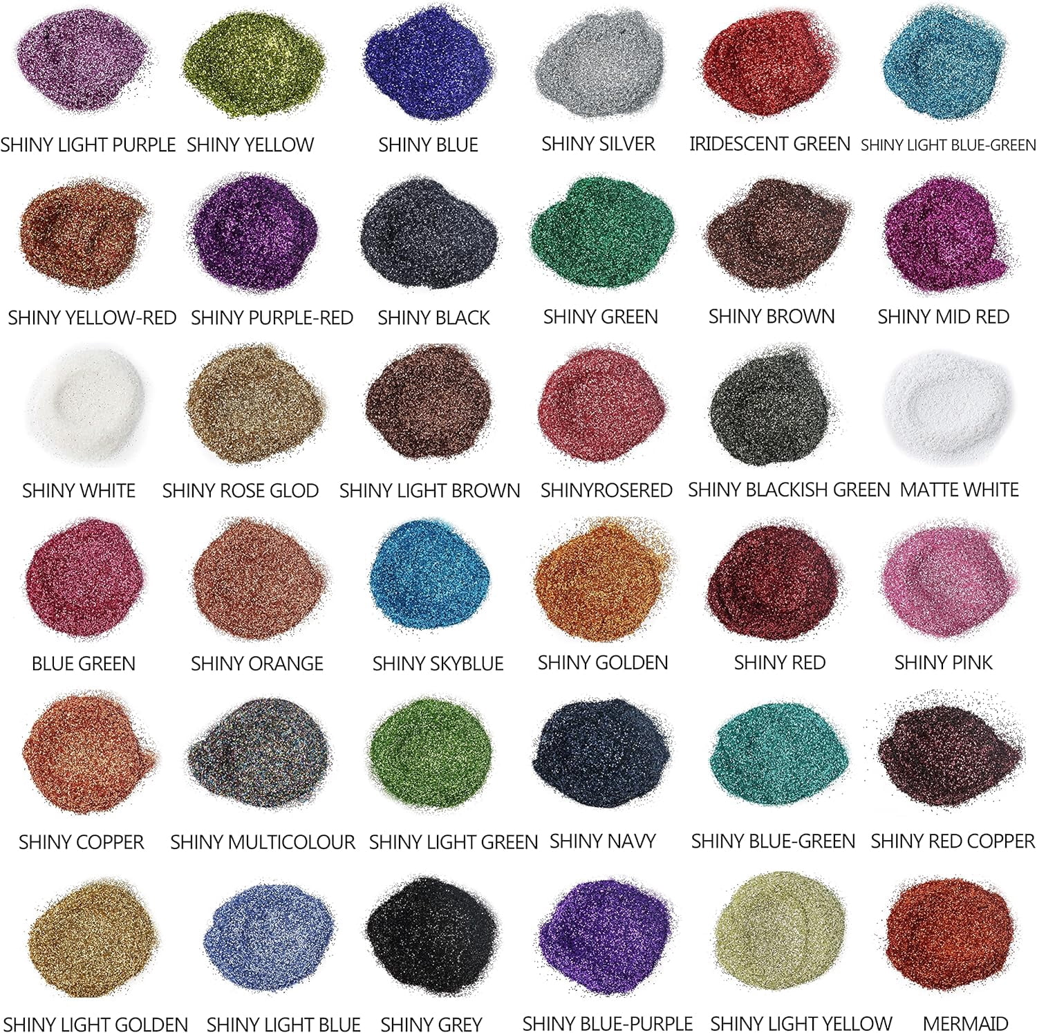 Mica Powder for Epoxy Resin, 108 Colors, Original Colors, Pastel Colors ...