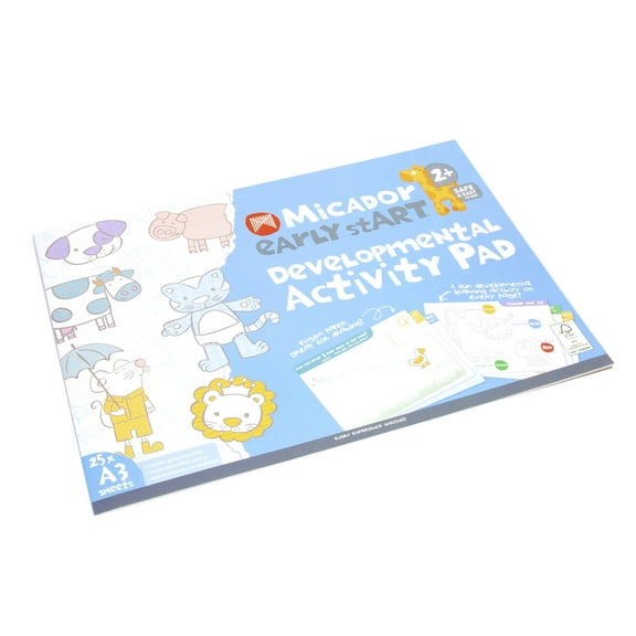 Micador early stART Developmental Activity Pad, 11.75" x 16.5"