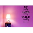 thumbnail image 1 of Micah 6:8 Bible Verse Wall Decal | Religious Decor / Lettering 20"40" [CC2], 1 of 4