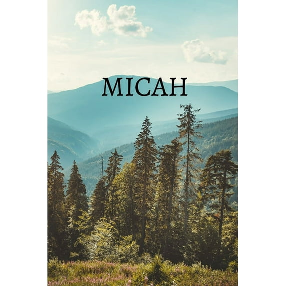 Micah Bible Journal (Paperback)