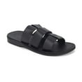 thumbnail image 1 of Micah - Leather Double Strap Sandal | Black, 1 of 4