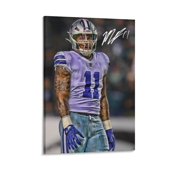 Micah Parsons Canvas Poster 2 Picture Print Wall Art Poster Painting Canvas Posters Artworks Gift Room Aesthetic 12x18inch(30x45cm)