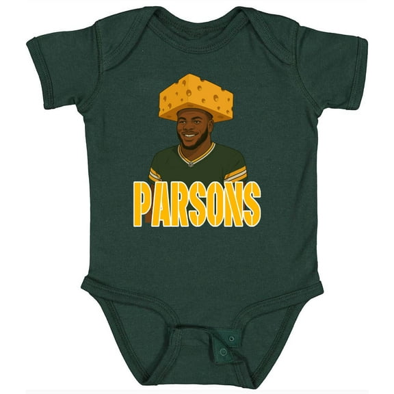 Micah Parsons Green Bay Cheesehead Baby 1 Piece