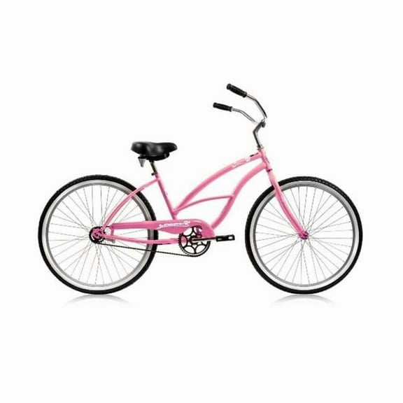 Micargi  26 in. Pantera Womens Beach Cruiser Bicycle, Pink