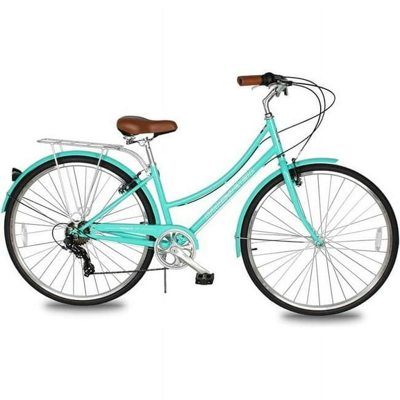 Micargi Bicycles ROASCA V7-F-39-CGRN 39 in. 700C V7 Celeste Green Roasca-7SP City Bike