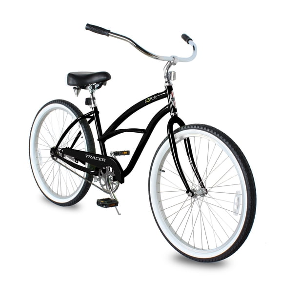 Micargi Bora Women's 26" Single Speed Beach Cruiser Bike, Black
