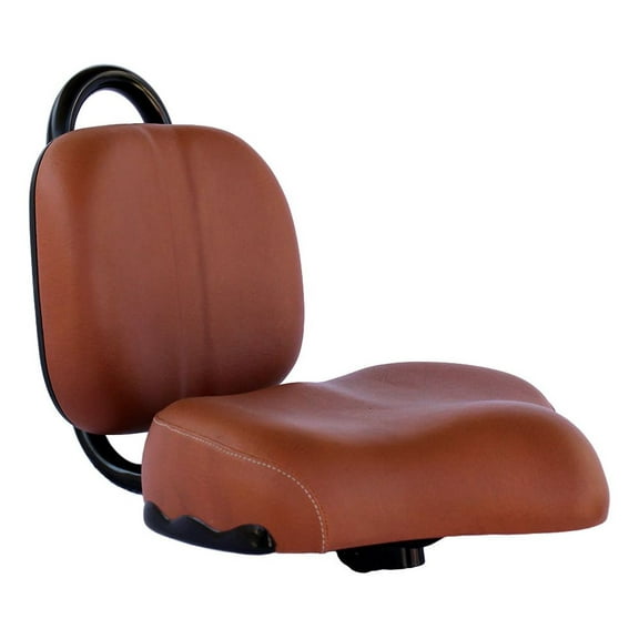 Micargi Brown Bicycle Seat with Backrest Beach Cruiser Bike Seat