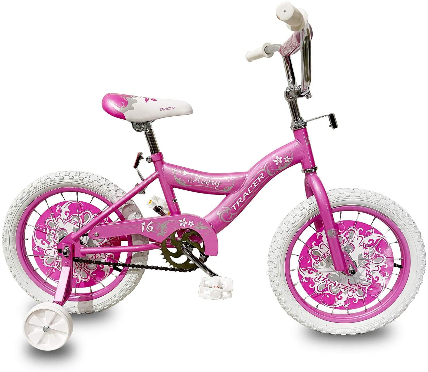 Micargi Girl's Avery Bicycle 16-Inch Wheel Pink