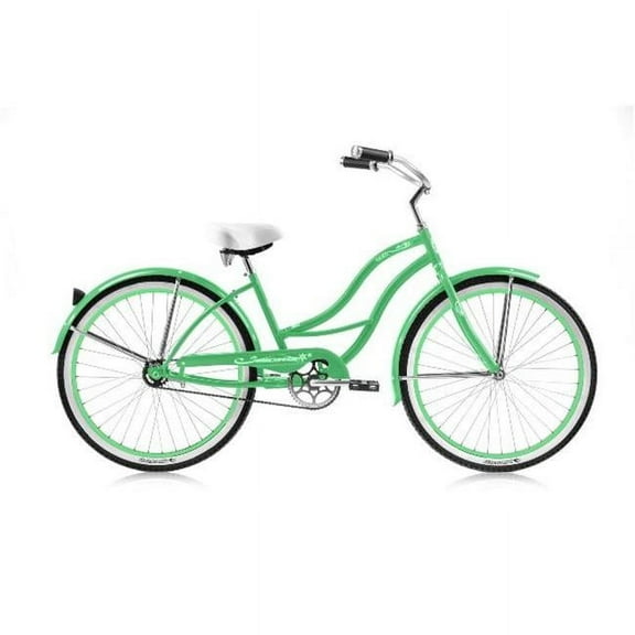 Micargi Tahiti 26" Beach Cruiser Bicycle, Mint Green