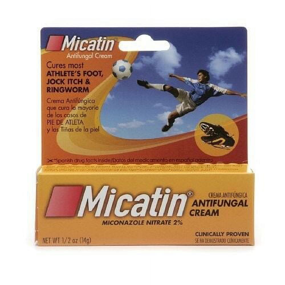 Micatin Athlete's Foot Jock Itch & Ringworm Antifungal Cream Relief, 0.
