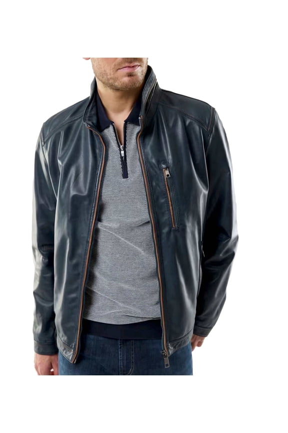 Micca Apex Racer Biker Leather Jacket for Men – Premium Genuine Leather