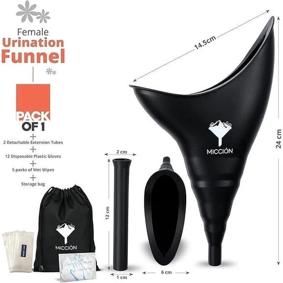 Miccion Urina Women Silicone Pee Funnel Portable Urination Device