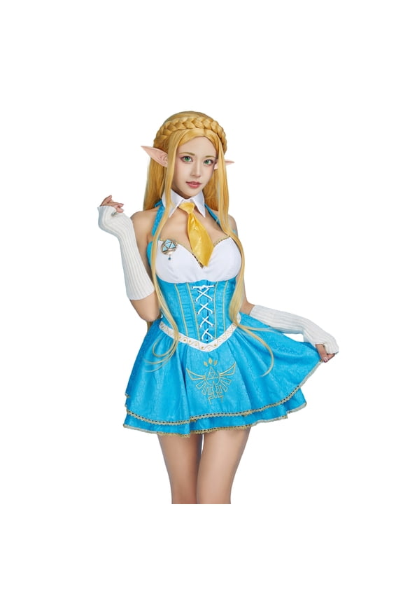 Princess Cosplay Dresses for Women Anime Cosplay Costume with Sleeves, S size