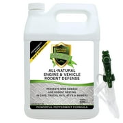 Mice/Mouse, Rat, Squirrel & Rodent Wire, Engine & Vehicle Protection Spray Prevents Chewing & Nesting for Cars, Trucks, RV's, ATV's. Great for Winter Protection. 128 OZ Gallon Ready to Use