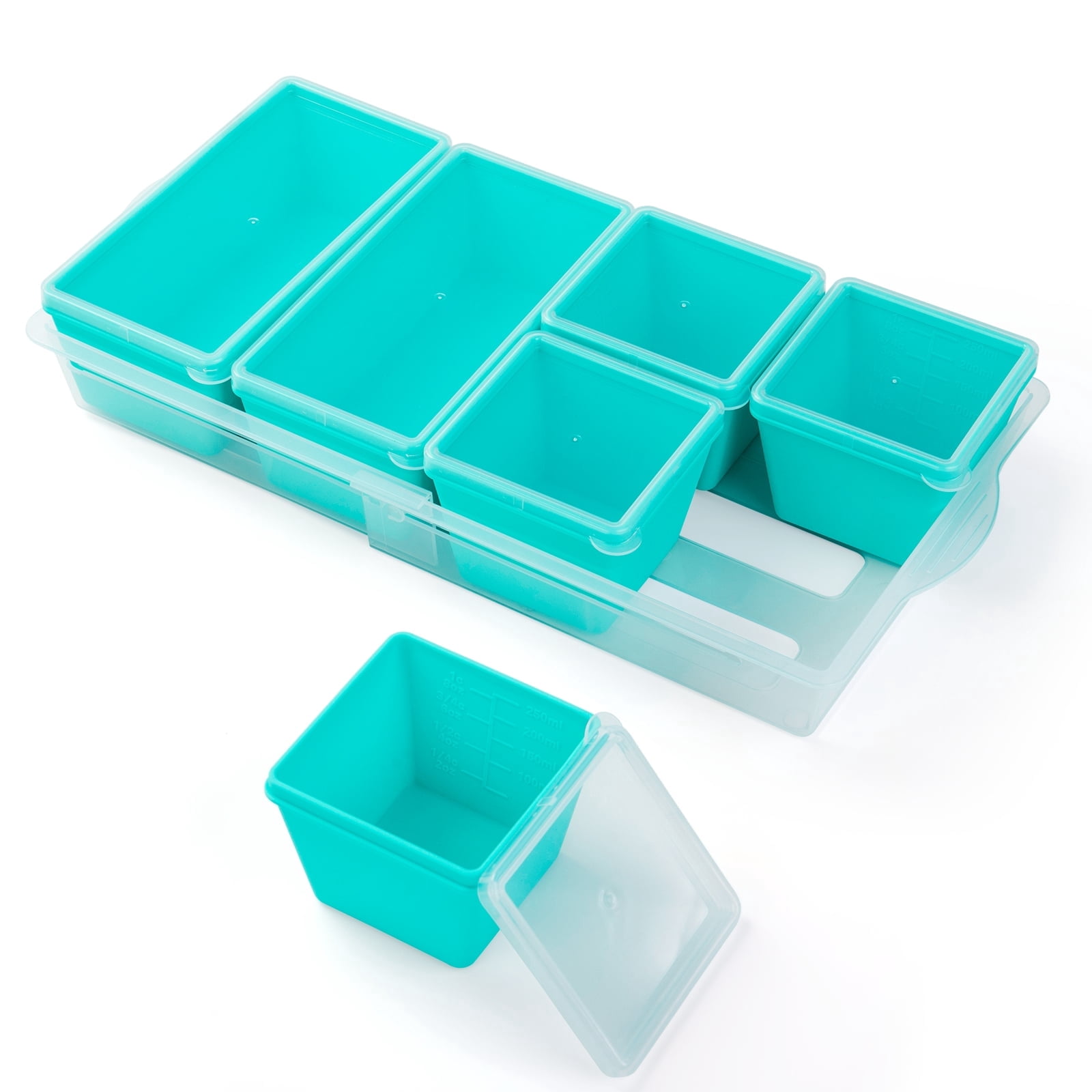 Micebay BPA-Free Silicone Freezer Molds with Retractable Base ...