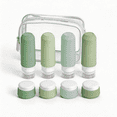 thumbnail image 1 of Micebay Travel Bottles for Toiletries 8 Pack, Tsa Approved 3-oz Travel Size Containers with Clear Bag, Silicone Squeezable Essentials Creams Jars, 1 of 17