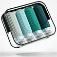 thumbnail image 1 of Micebay Leak-Proof 6-oz Silicone Squeezable Travel Bottles for Toiletries, Refillable Travel Size Containers, BPA Free, TSA Approved, Mint, 4 Pack, 1 of 10