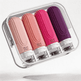 thumbnail image 1 of Micebay Leak-Proof 3-oz Silicone Squeezable Travel Bottles for Toiletries, Refillable Travel Size Containers, BPA Free, TSA Approved, Dark Purple, 4 Pack, 1 of 10